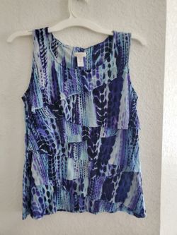 Chico's sleeveless top size medium 8
