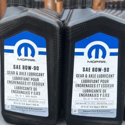 Synthetic 80w-90 Mopar Gear Oil NEW