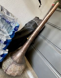 Metal Floor Vase