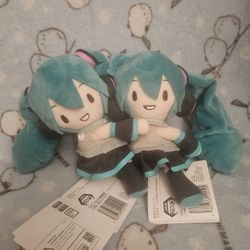 Hatsune Miku Attaching Plushes Set Of 2