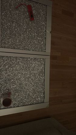 storage crystal glass center table