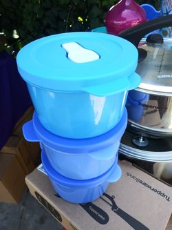 Set Tasitas soperas tupperware