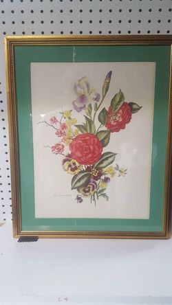 Matted Framed Picture