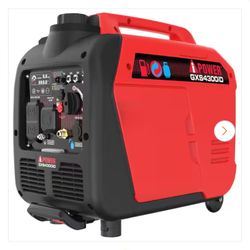 BRAND NEW IN BOX A-iPower 4300-Watt Recoil Start Gas Propane Powered Light-Weight Inverter Generator with 149cc OHV Engine and CO Sensor Shutdown
