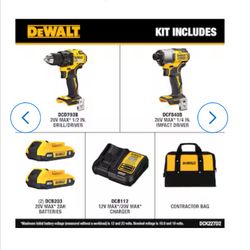 Dewalt Drill Set Combo