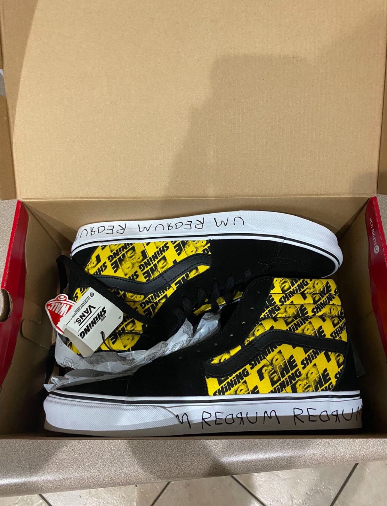 Size: 11 The Shining Horror Movie Themed Vans Shoes