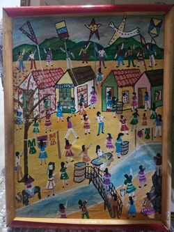 Beautiful Latin American Original Art by Francisco Veramendez, 1991