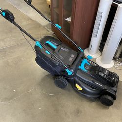 18” Electric Lawn Mower Cordless, 2x20V 18 inch Push Lawn Mower with 6-Position Cutting Height Adjustment, 2x4.0Ah Battery & Dual Charger Included