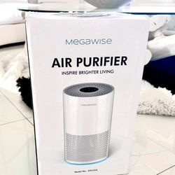 MEGAWISE Smart Air Purifier - True HEPA Filter, Smart Air Quality Sensor