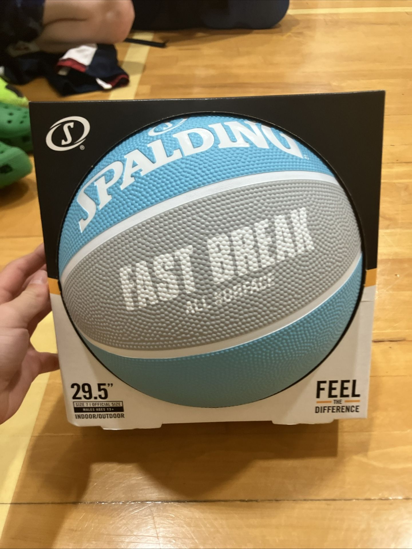 Brand New Basketball, Blue Grey, Outdoor and Indoor