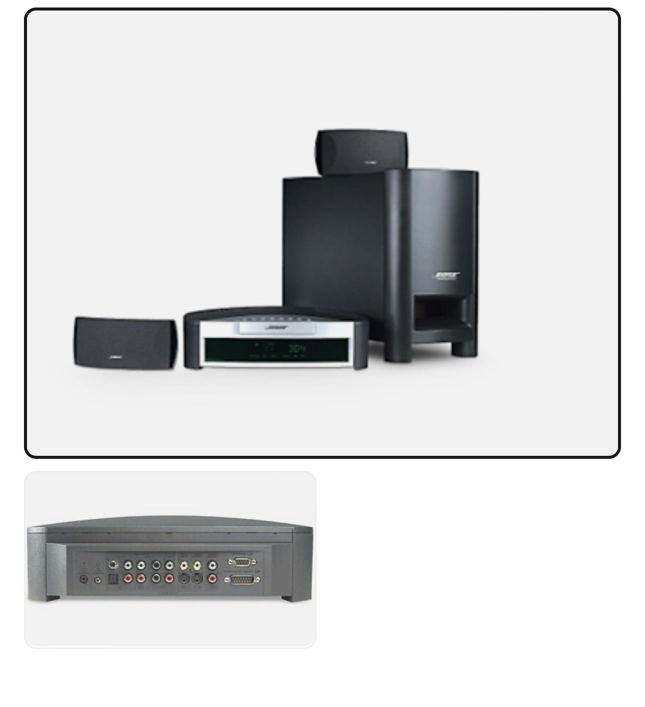 Bose 321 Series III GSX DVD Home Entertainment System w HDMI Output.