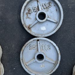 25lb Olympic Weight Plate Set 