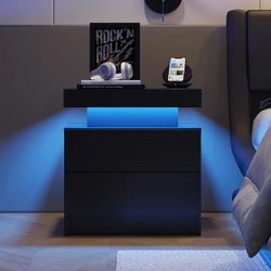 The LED nightstand's light color