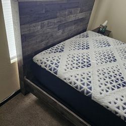 Queen Size Mattress Plus Nice Bed Frame