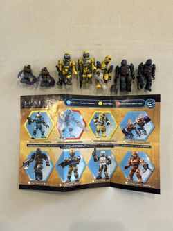 Halo Mega Blocks Series 3 Figure Lot