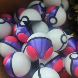MMO Magnetic Fidget Pokemon  Themed Balls And Keychains