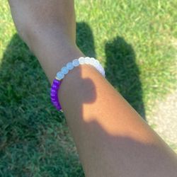 Purple Beaded Bracelet