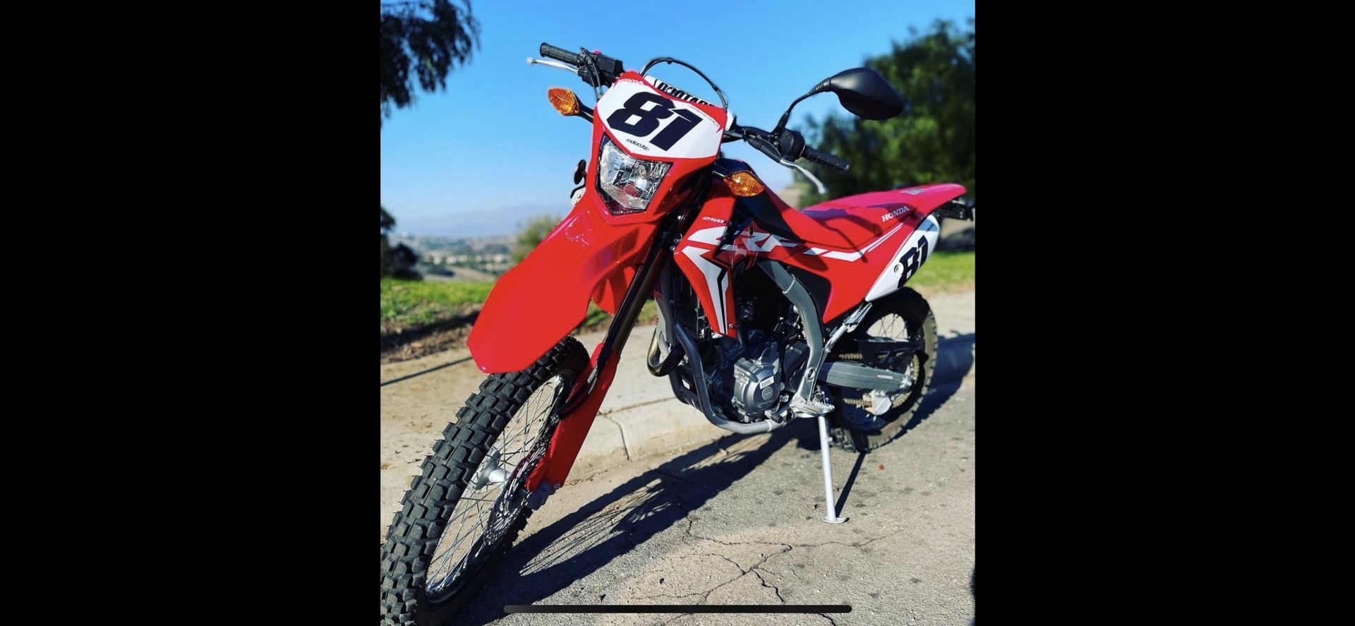 2020 honda crf250l plastics