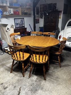 Table and chairs