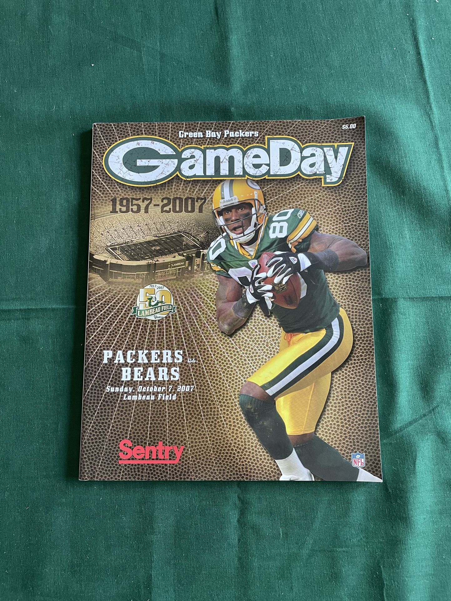 Green Bay Packers Game Day Program October 7, 2007 Vs Bears