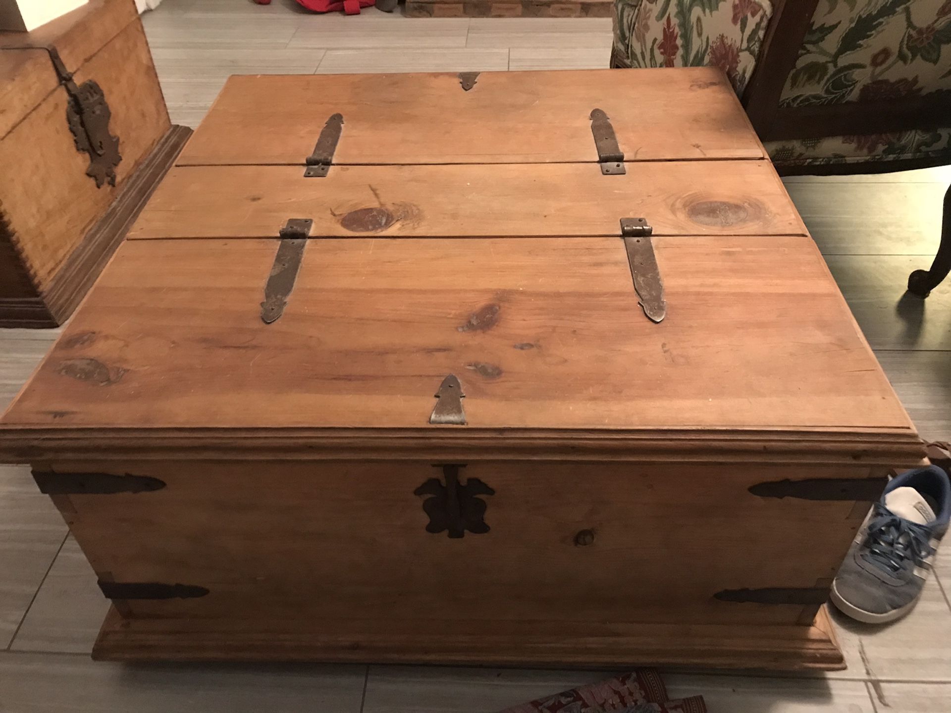Rustic Mexican Coffee Table Trunk