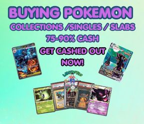 Pokemon buyouts for raws and slabs