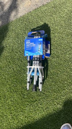 Universal Compact Foldable Crutches 