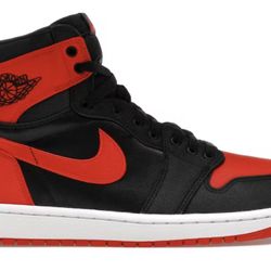 Nike Air Jordan 1 Satin Bred Size 13C Preschool 