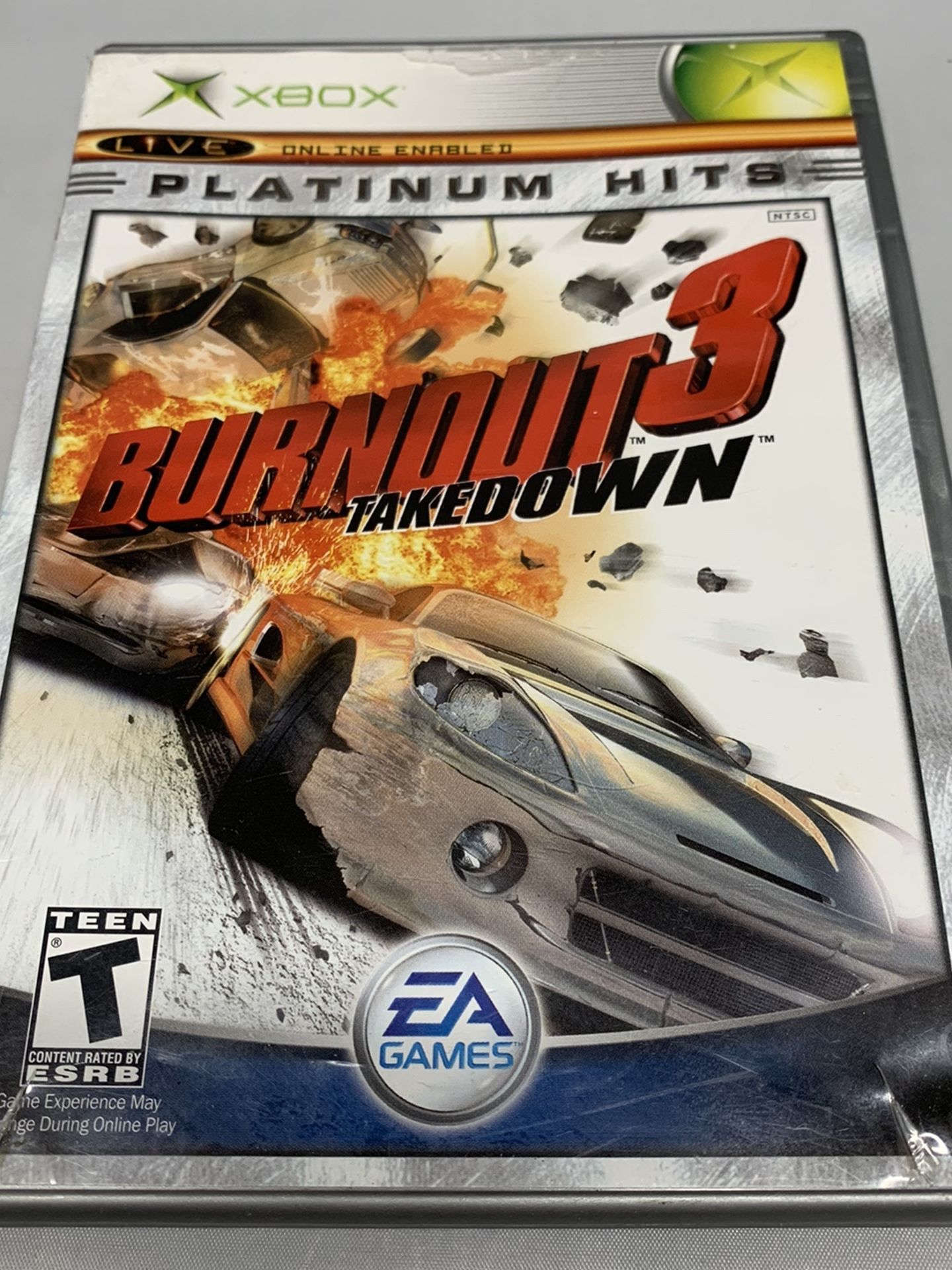 Burnout 3 Takedown For Xbox No Manual Video Game