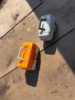 Plastic Tackle Boxes Set of 2
