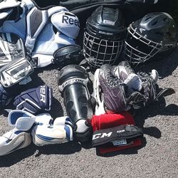 Boys Hockey Equipment Lot