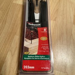 FastenMaster FMTLOK08 Timberlok Steel E-Coat Hex Head Wood Screws 8 in 12 Screws