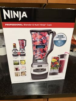 Brand New Ninja Professional Blender & Nutri Ninja Cups-Brand New Still in Plastic
