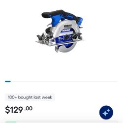 Kobalt Circular Saw With Battery And Charger