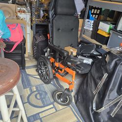 Verpal electric recliner wheel chair