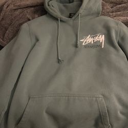 Green Stussy Hoodie 