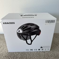 Smart Helmet w/ 16MP 4K HD Camera Bluetooth, Front & Rear Lighting 