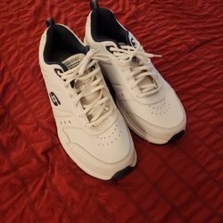 Men's Sketchers New Shoes White Blue