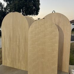 Two Piece Wood Back Drops “Made To order”