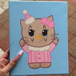 Custom Hello Kitty Painting