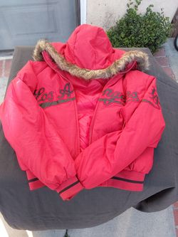 Vintage Vision Sports Los Angeles Puffer Jacket