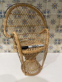 Boho Doll Chair/ Plant Stand
