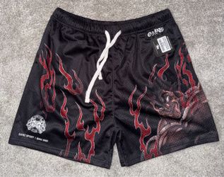 SOLDOUT Darc Sport x Baki Hanma Ogre Mesh Shorts Size XL. Brand new with tags