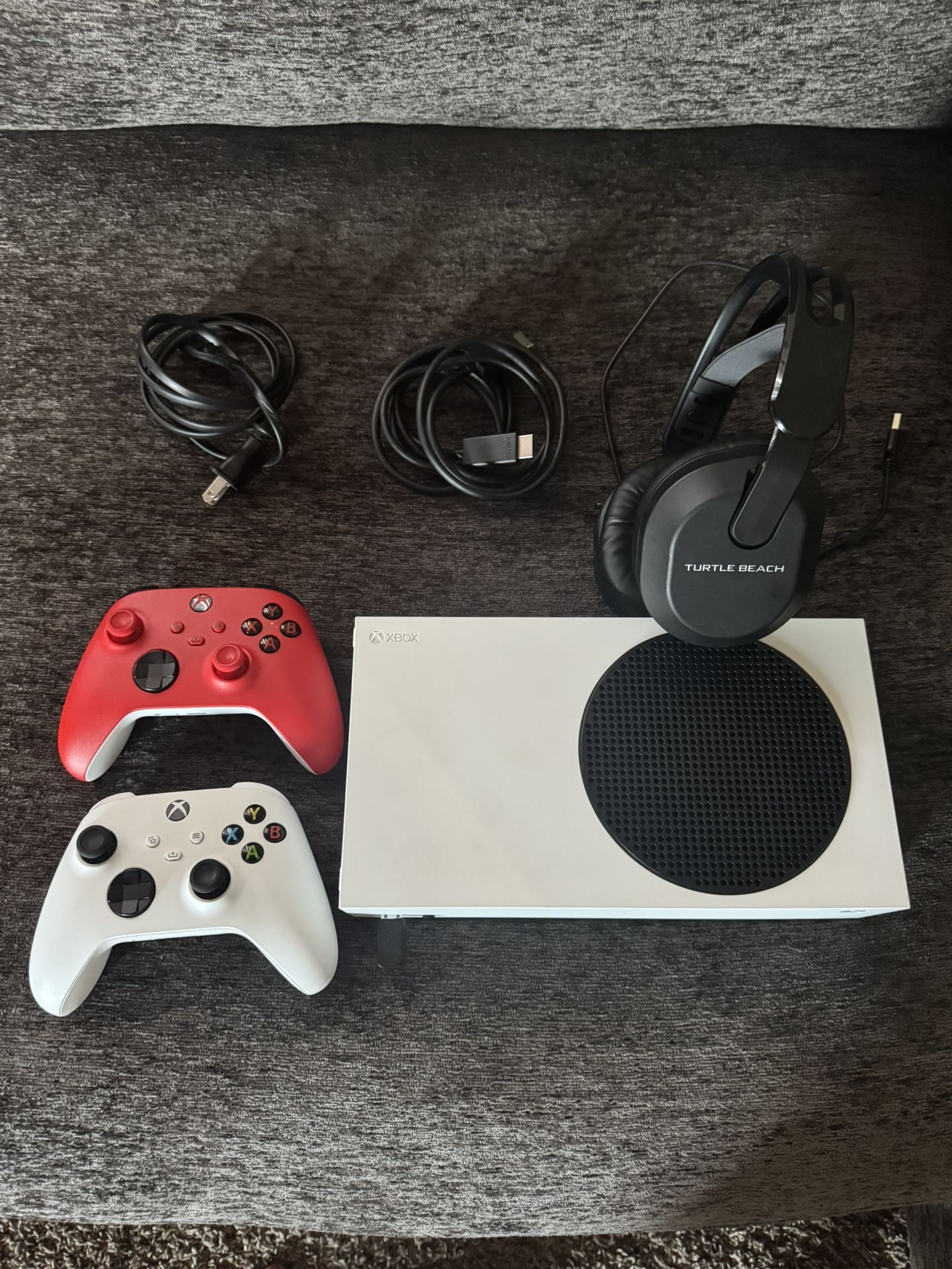 Xbox Series S 2 Controllers And Headset