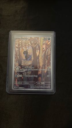 Deino Pokémon Card 146/086 Full Art