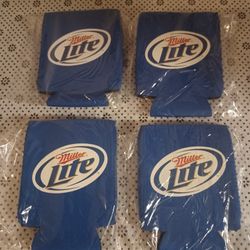 Miller Lite Blue Can Coozie