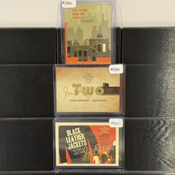 Bundle Lot Of (3) The Twilight Zone Facsimile Auto Cards #/150