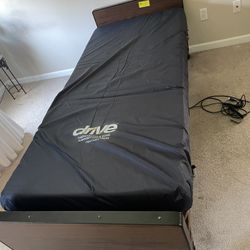 Drive Medical Twin XL Medical Bed with Electric Motor Sit Up Bed