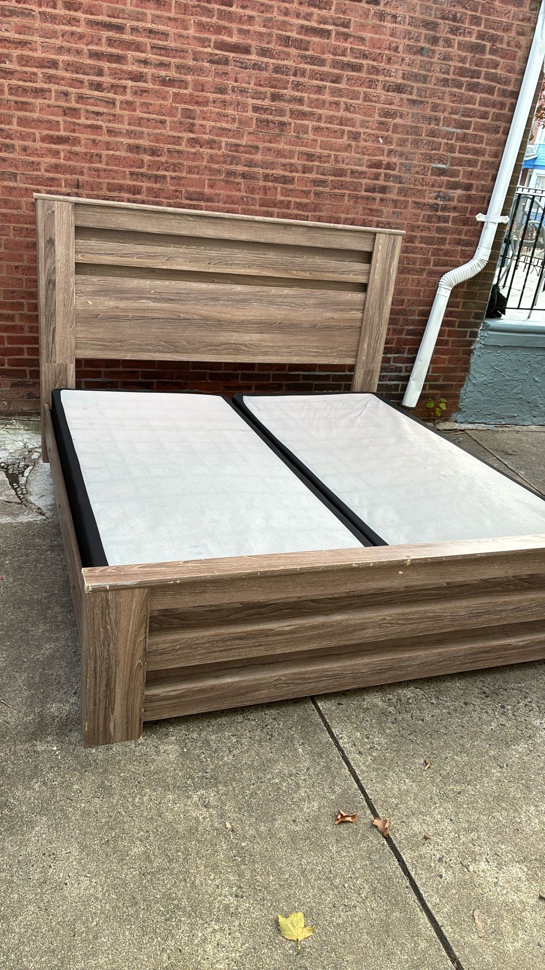 Nice King Size Bed Set With Box Split