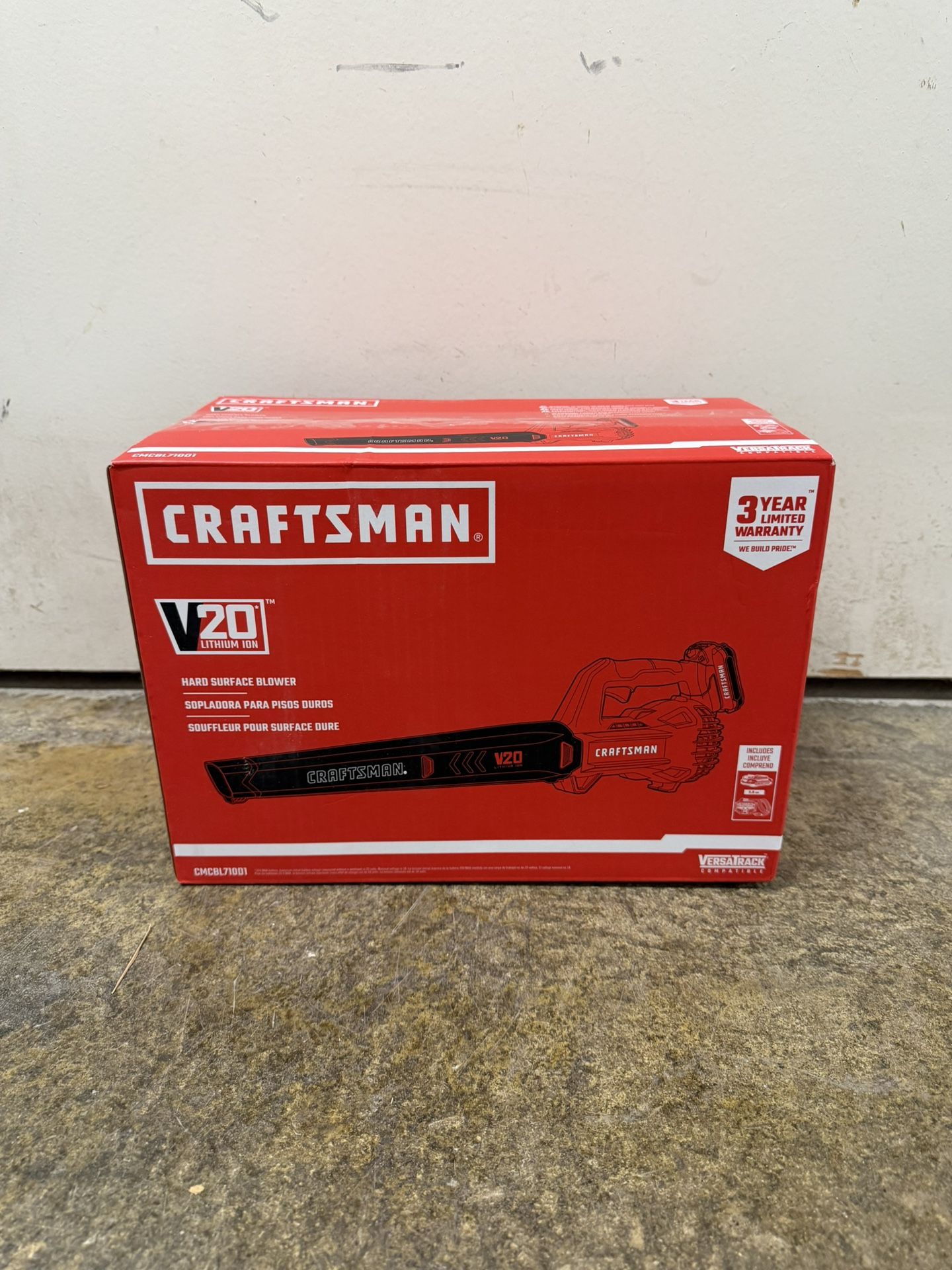 Craftsman 20V Max Cordless Leaf Blower with Battery & Charger